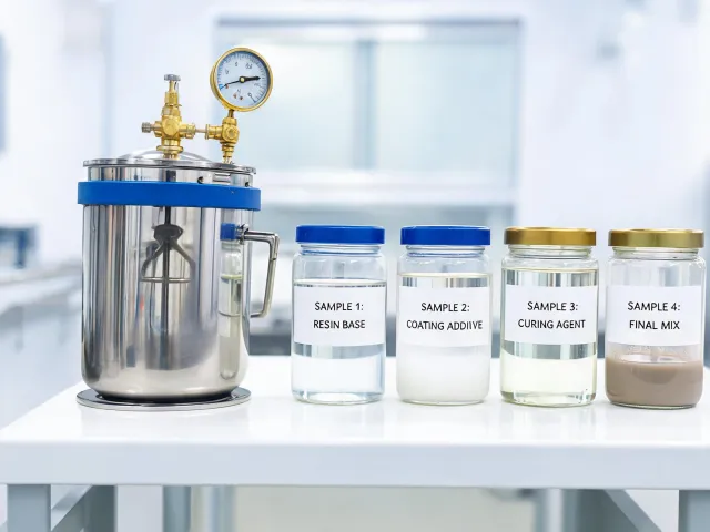 Coating resin production